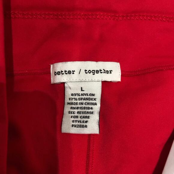 Better/ Together Womens Bike Short Size‎ Large Pink Elastic Waist Drawstring NWT - Picture 4 of 9